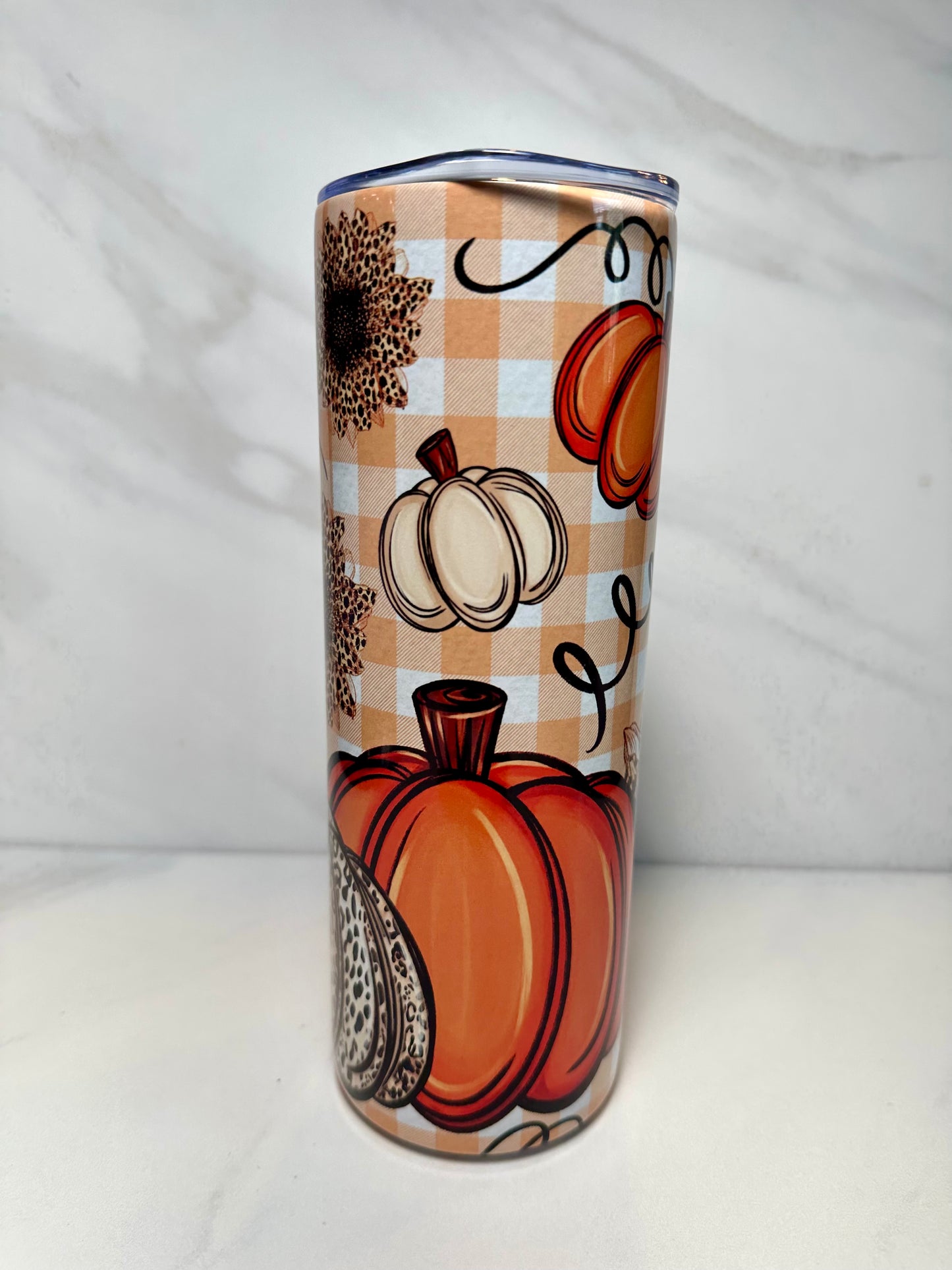 Pumpkin 20oz Skinny Tumbler