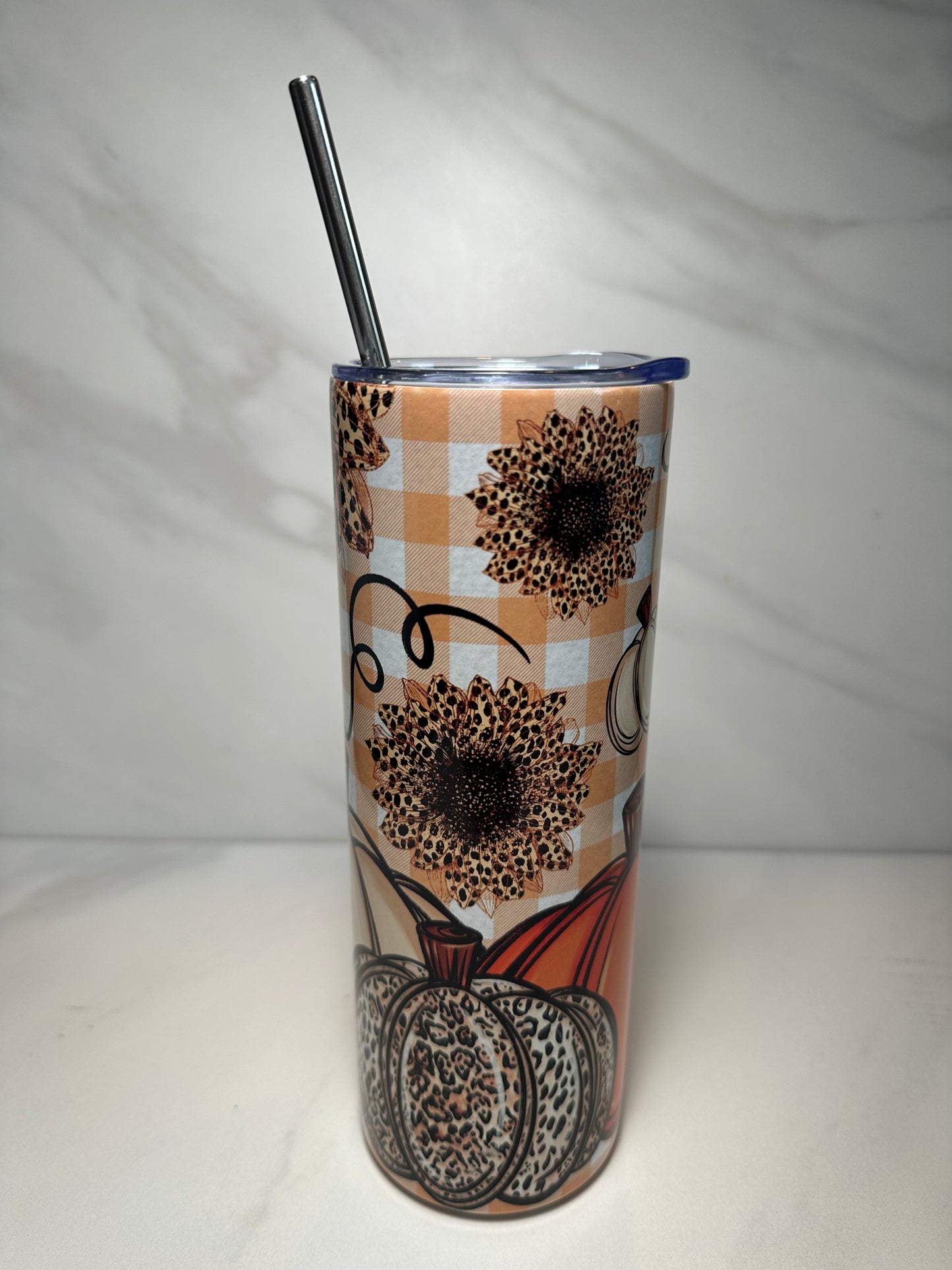 Pumpkin 20oz Skinny Tumbler