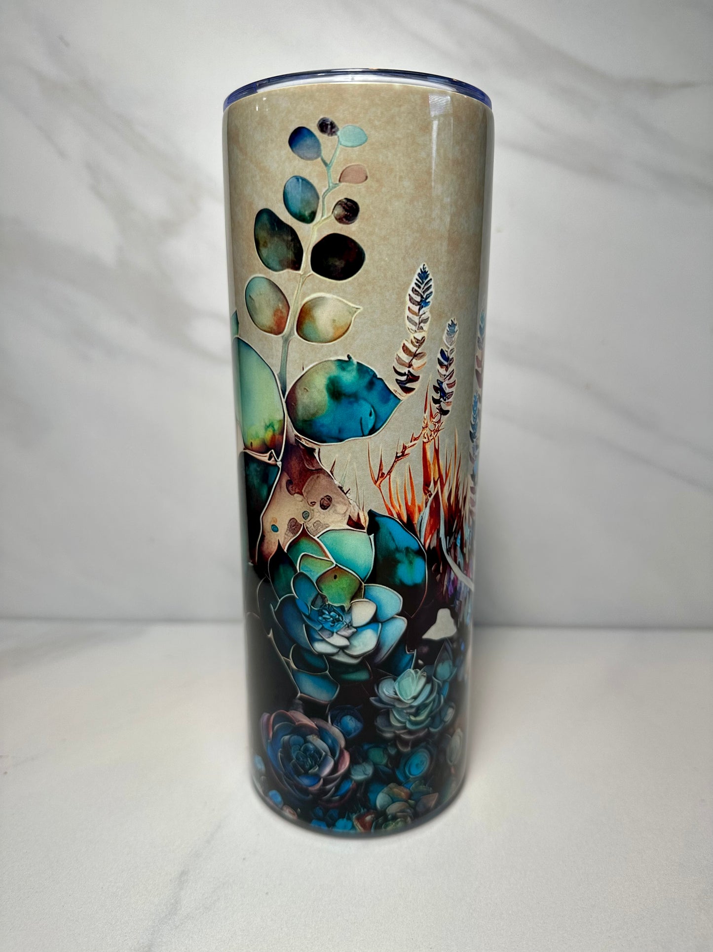 Succulent 20oz Skinny Tumbler