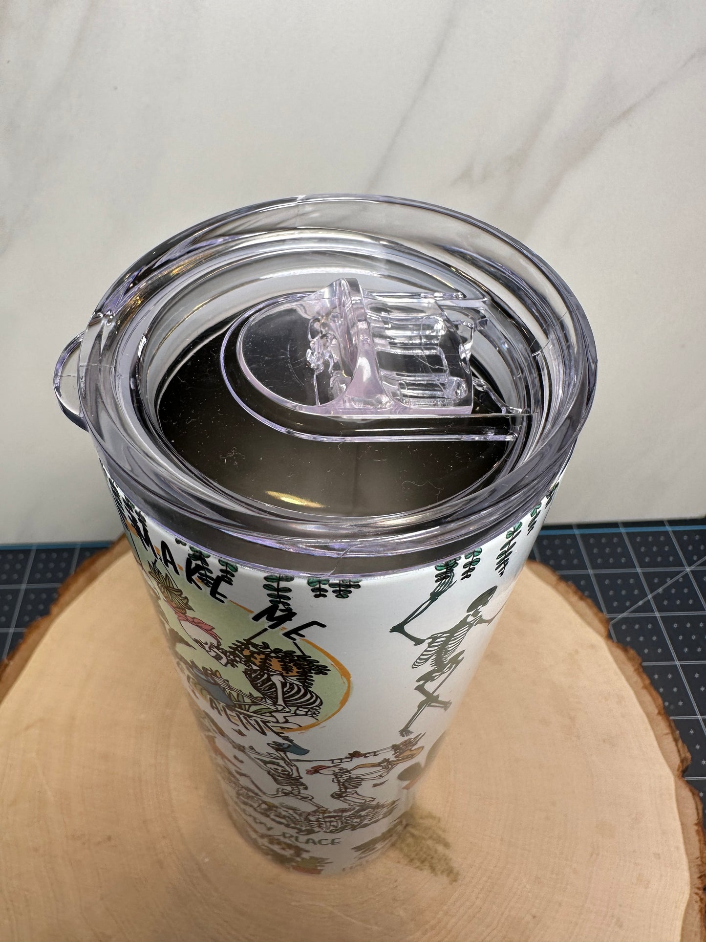 Skeleton Plants 20oz Skinny Tumbler