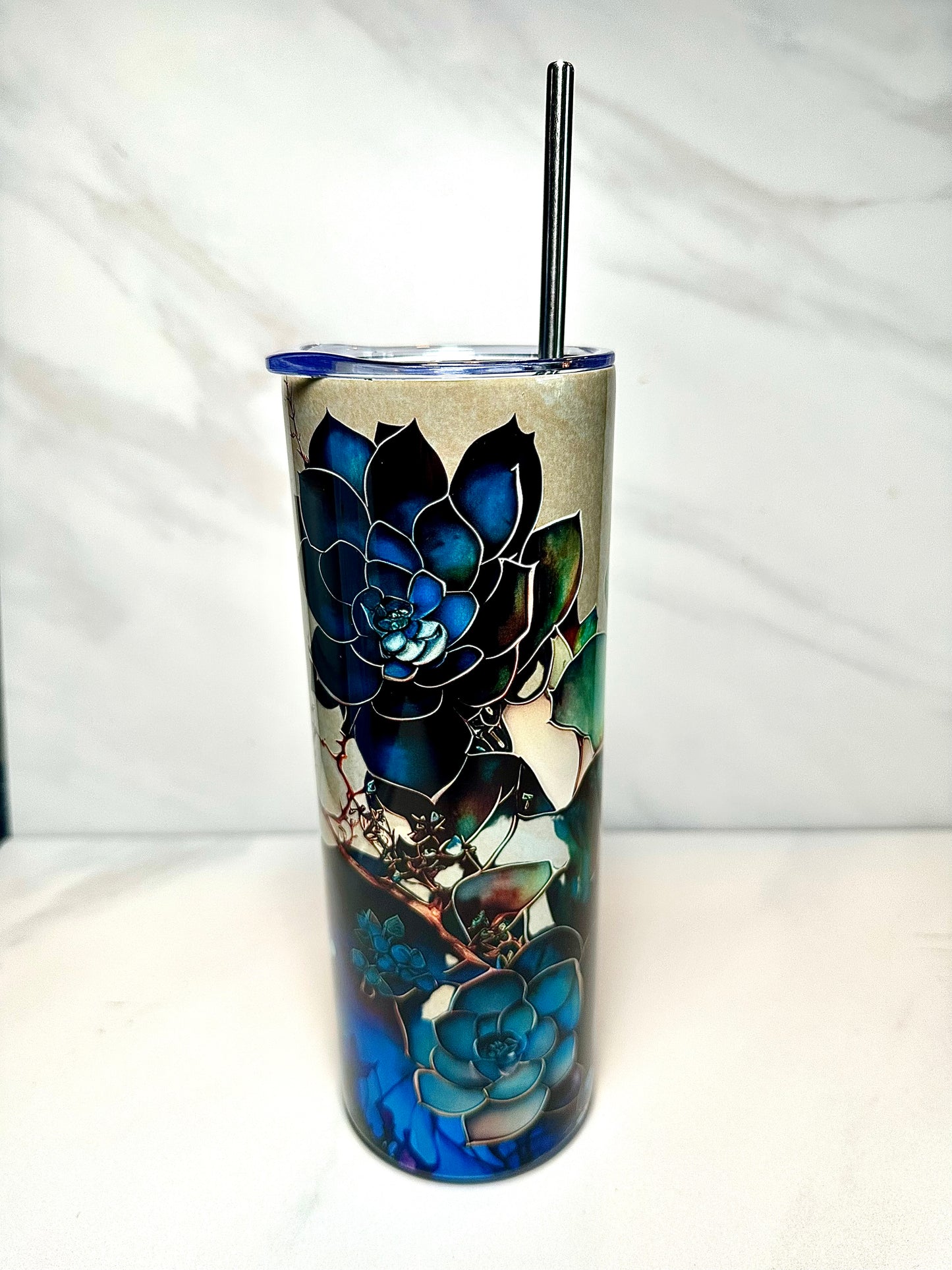 Succulent 20oz Skinny Tumbler