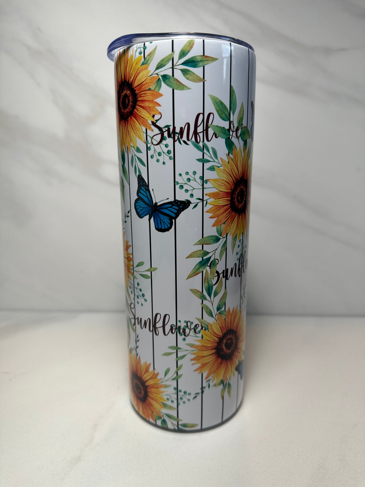 Sunflower 20oz Skinny Tumbler