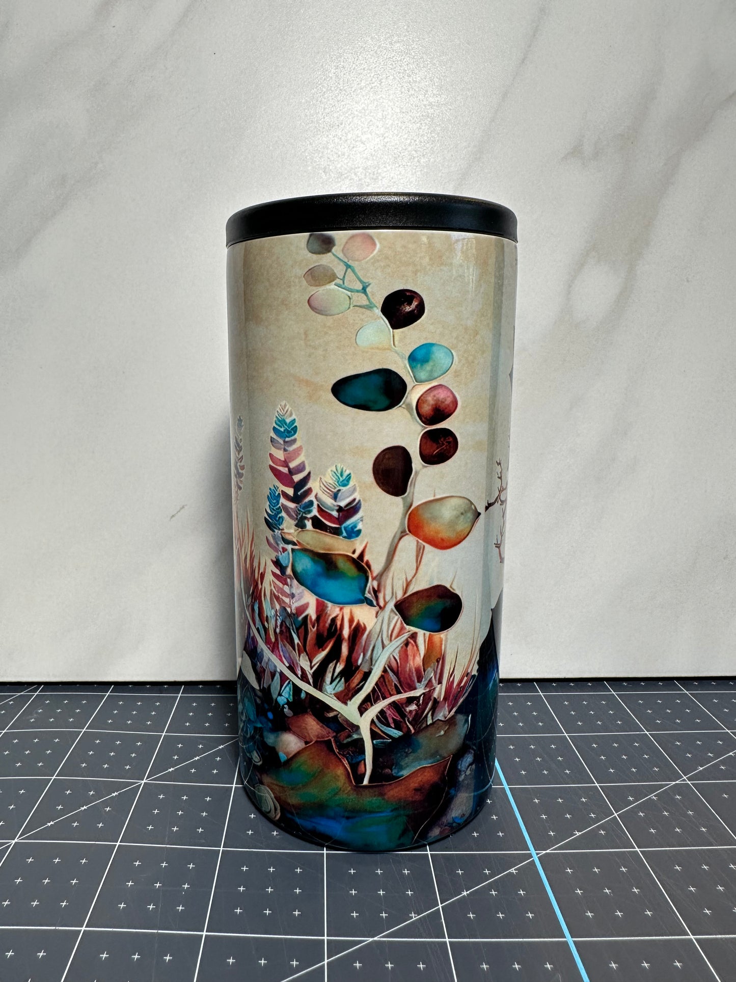 12oz Can Cooler - Succulents