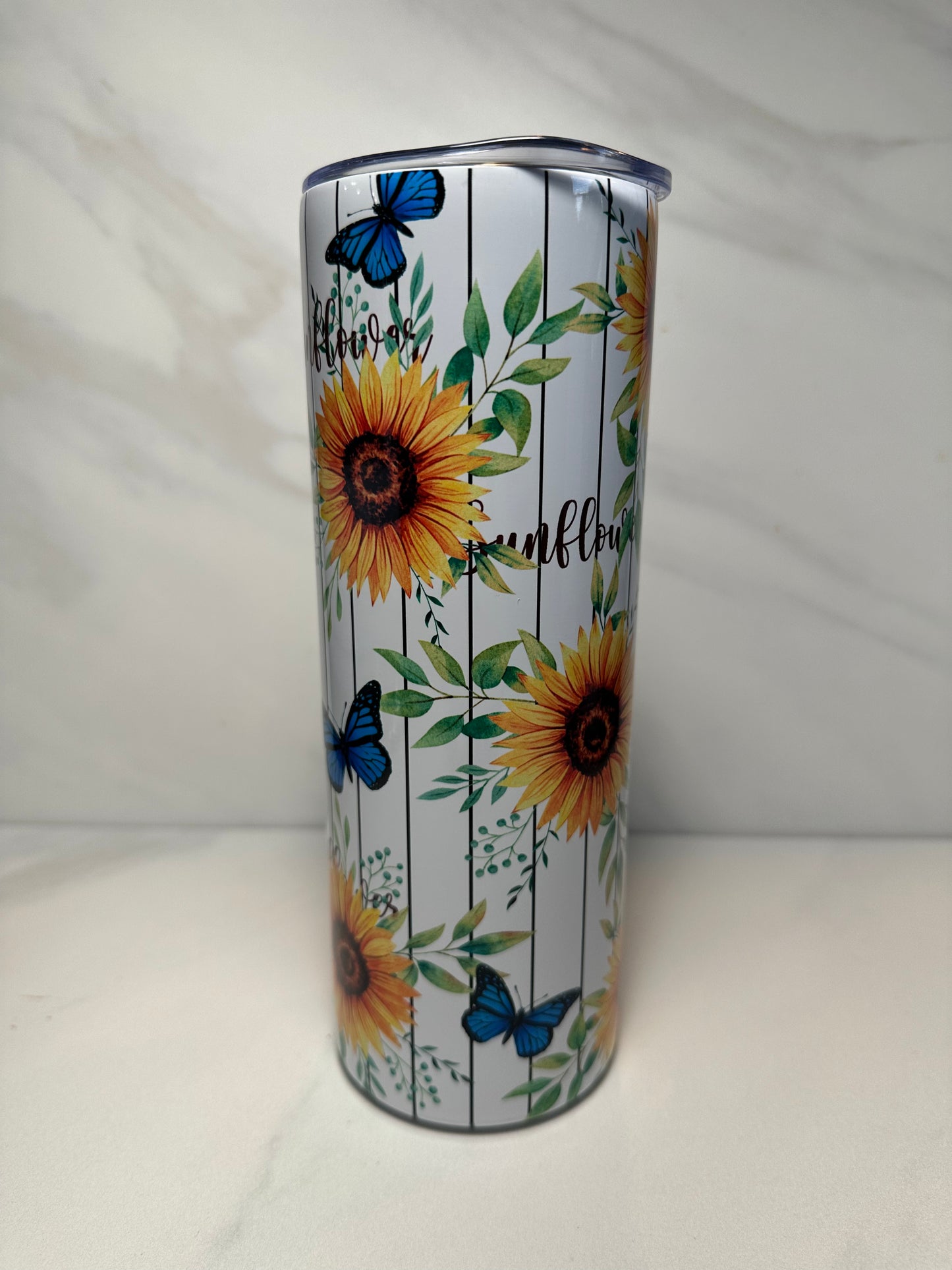 Sunflower 20oz Skinny Tumbler
