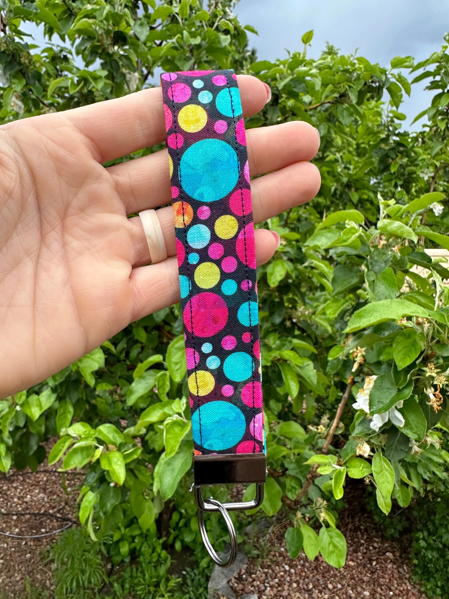 Bright Keychain Wristlet