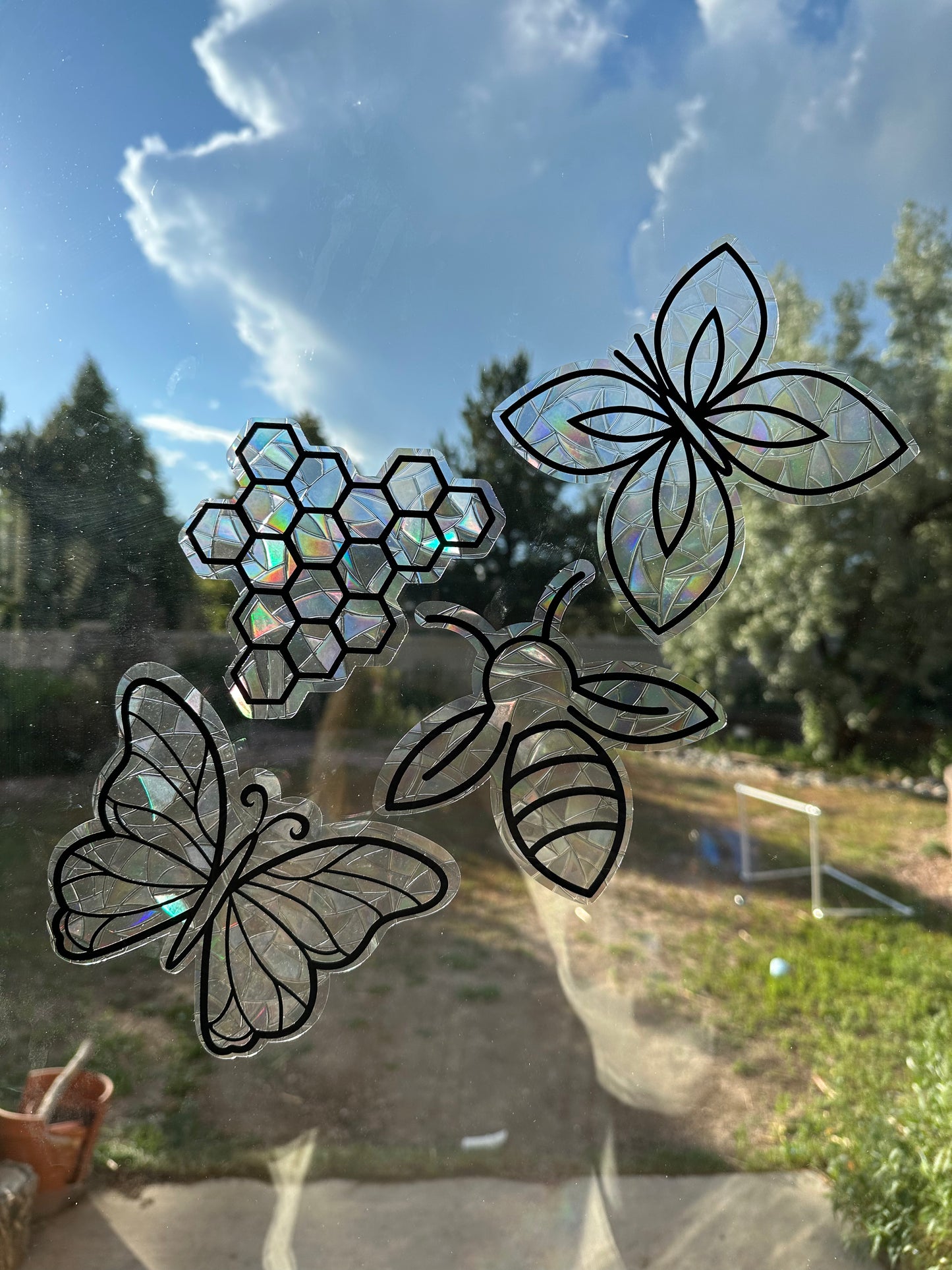 Bees and Butterflies Suncatcher