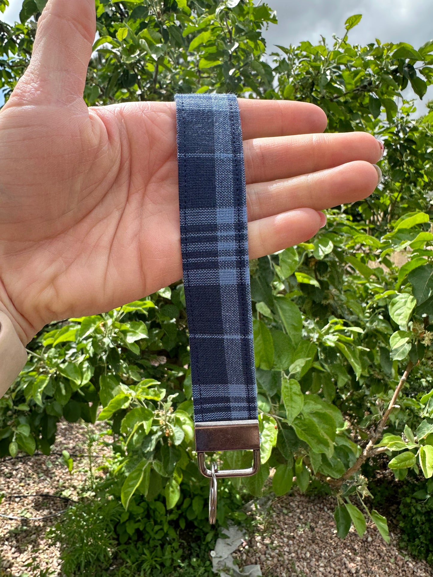 Red White & Blue Wristlet Keychain