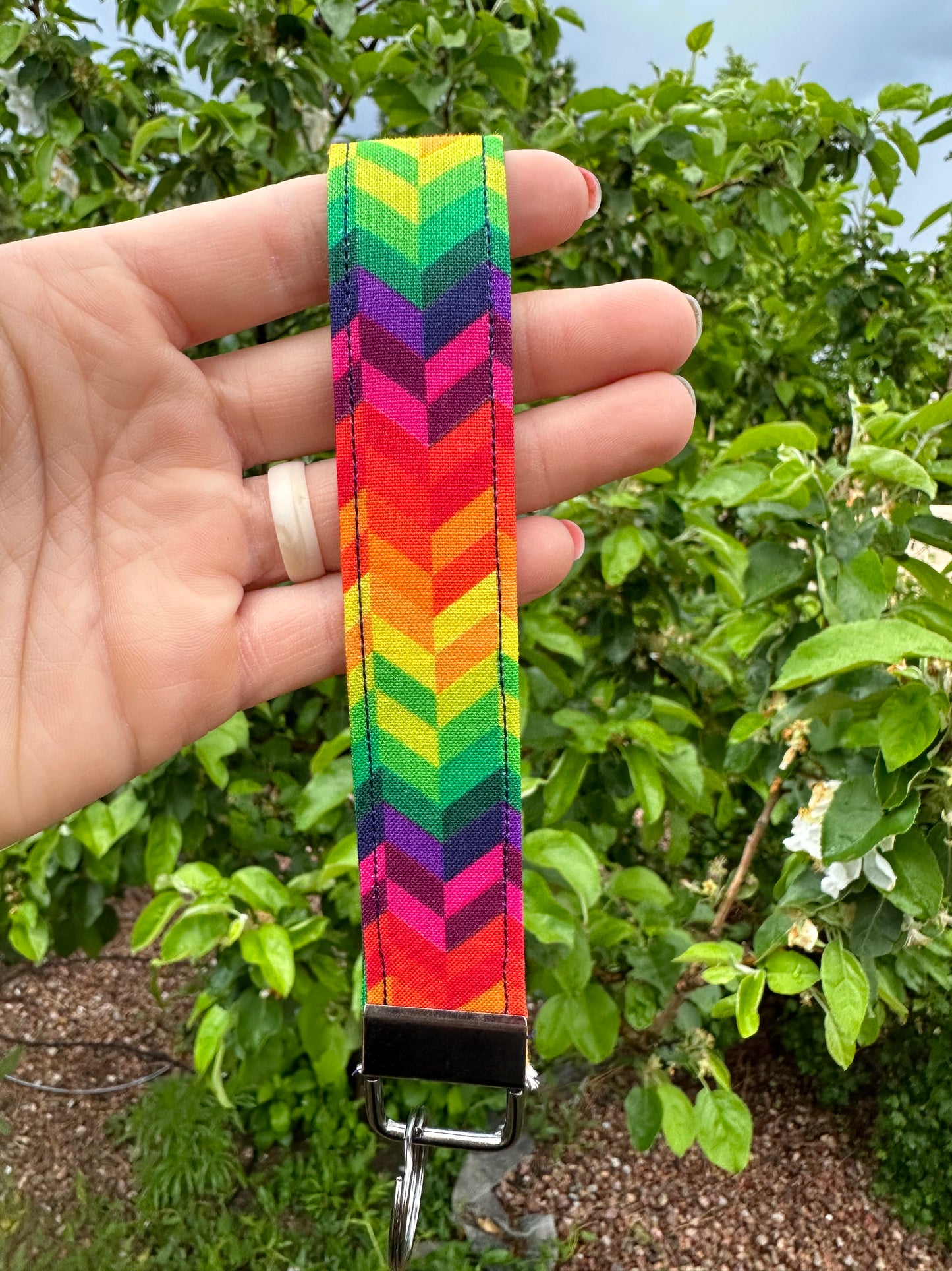 Bright Keychain Wristlet