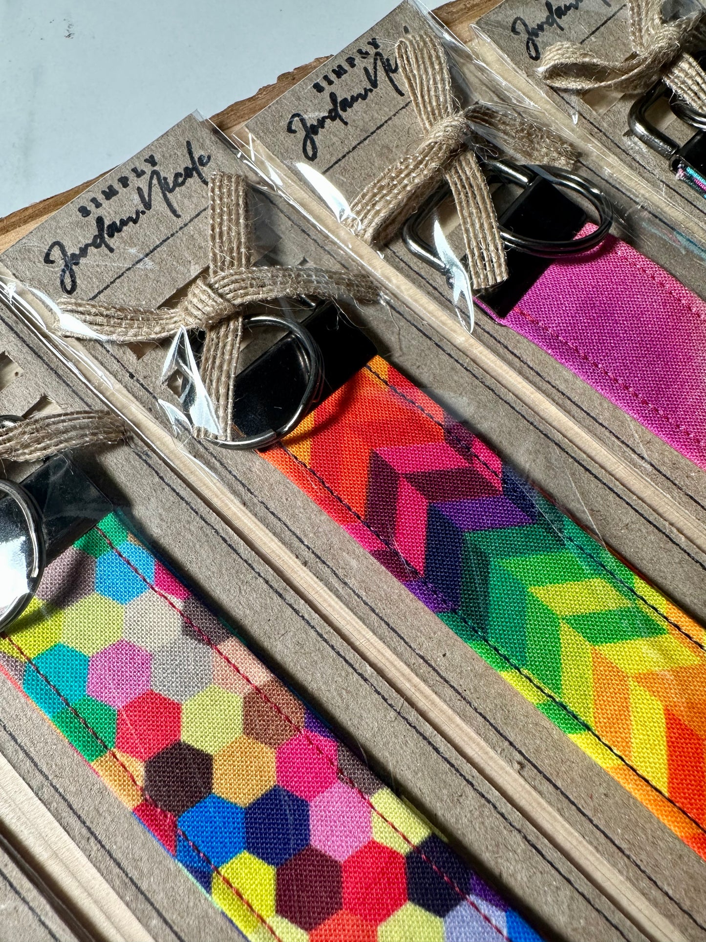 Bright Keychain Wristlet